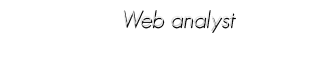 web-analyst